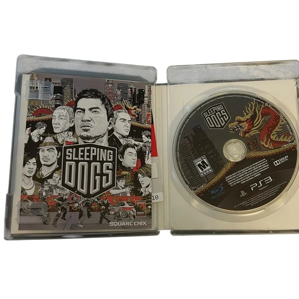 Sleeping Dogs Sony PlayStation 3 PS3 Game Square Enix 2012 Hong Kong Action